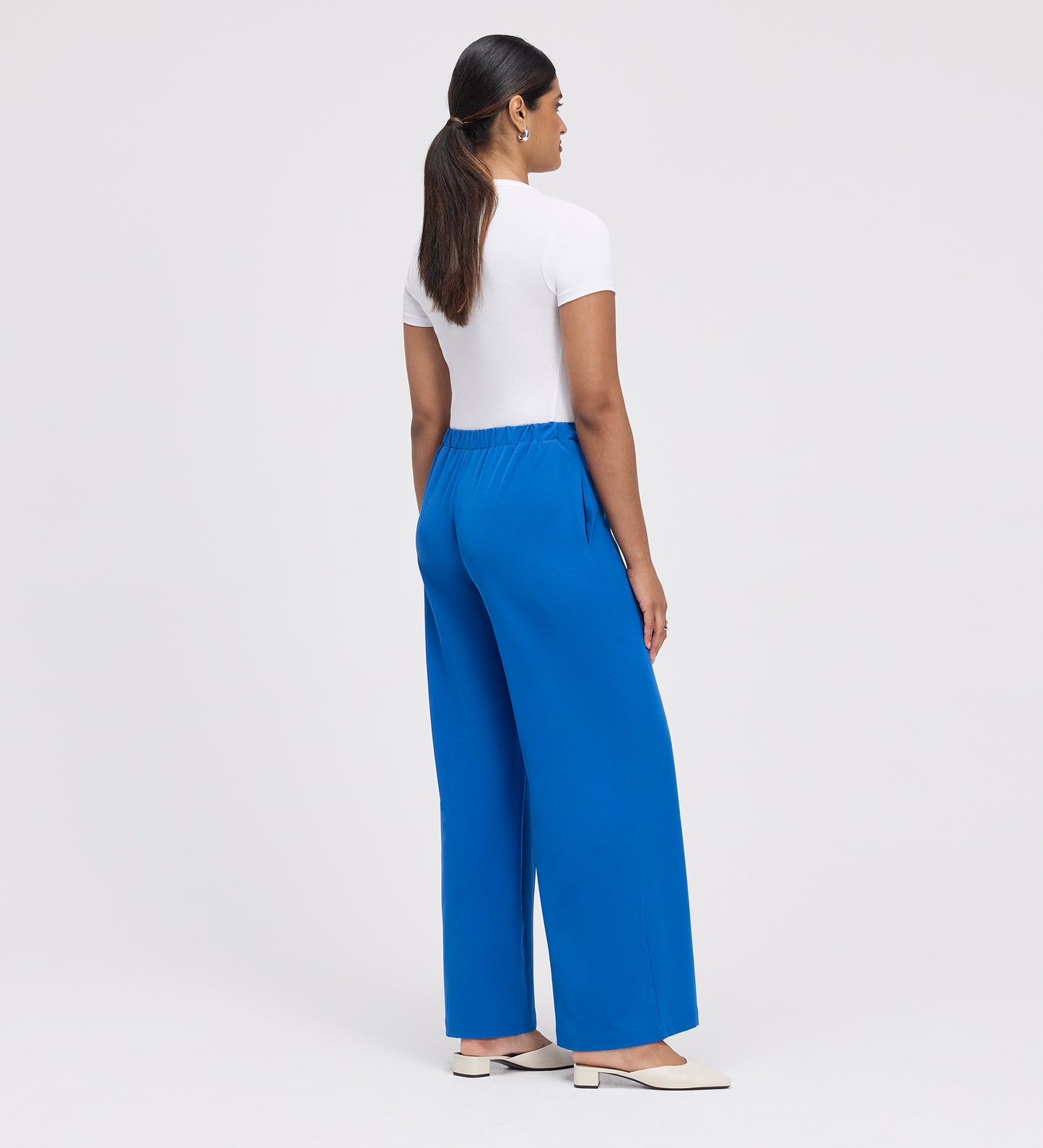 Apollo Cobalt Wide Leg Tailored Trousers