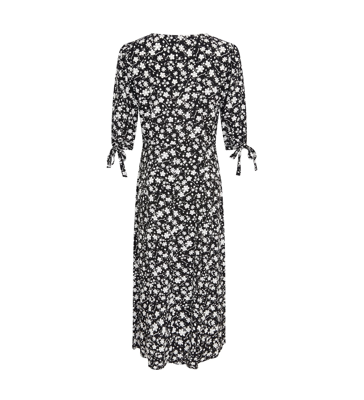 Mia Black Daisy Midi Dress