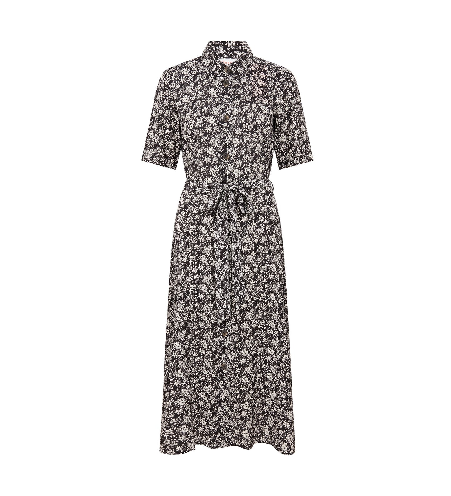 Bailey Black Floral Midi Dress