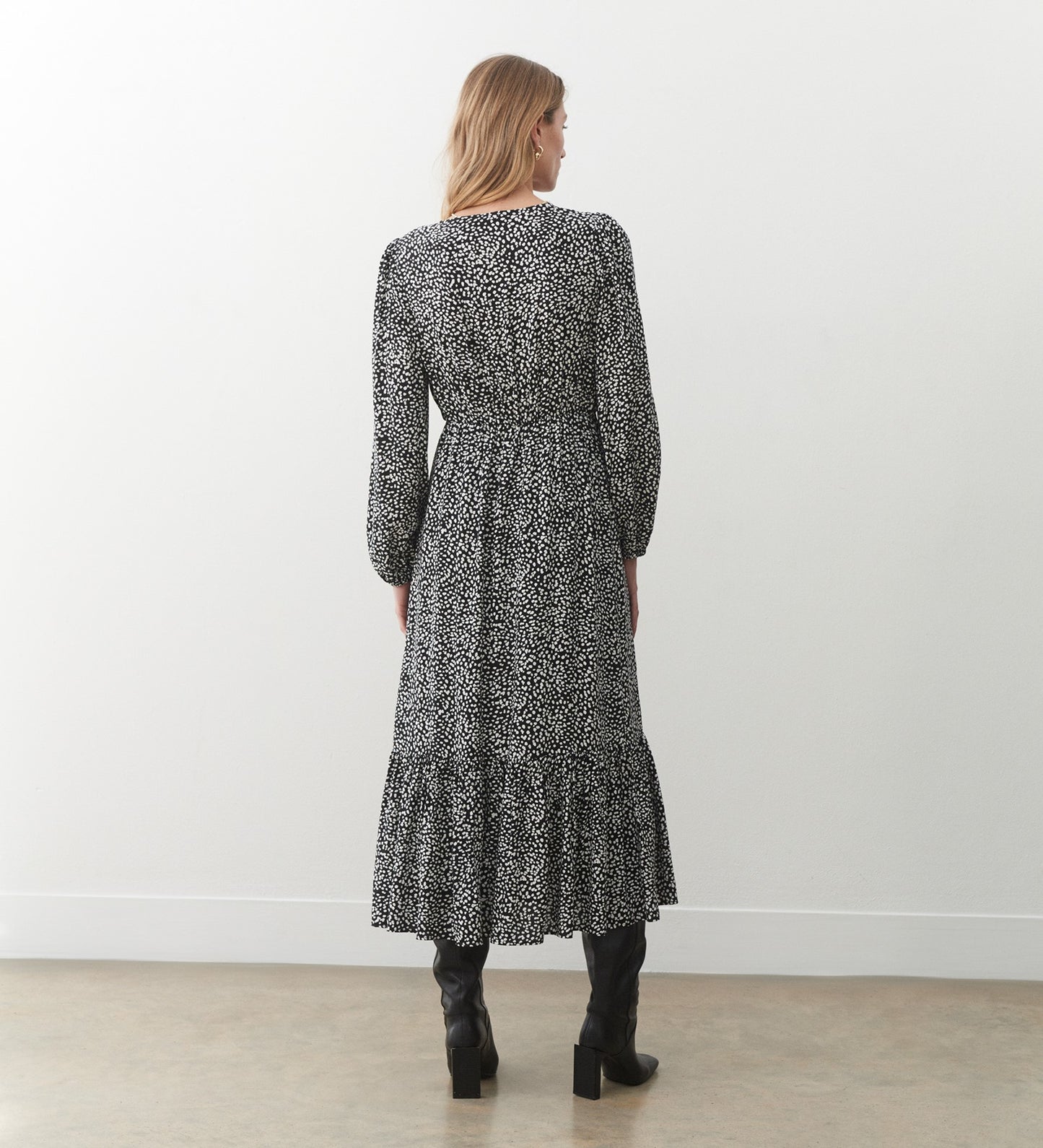 Suzie Black Dot Dress