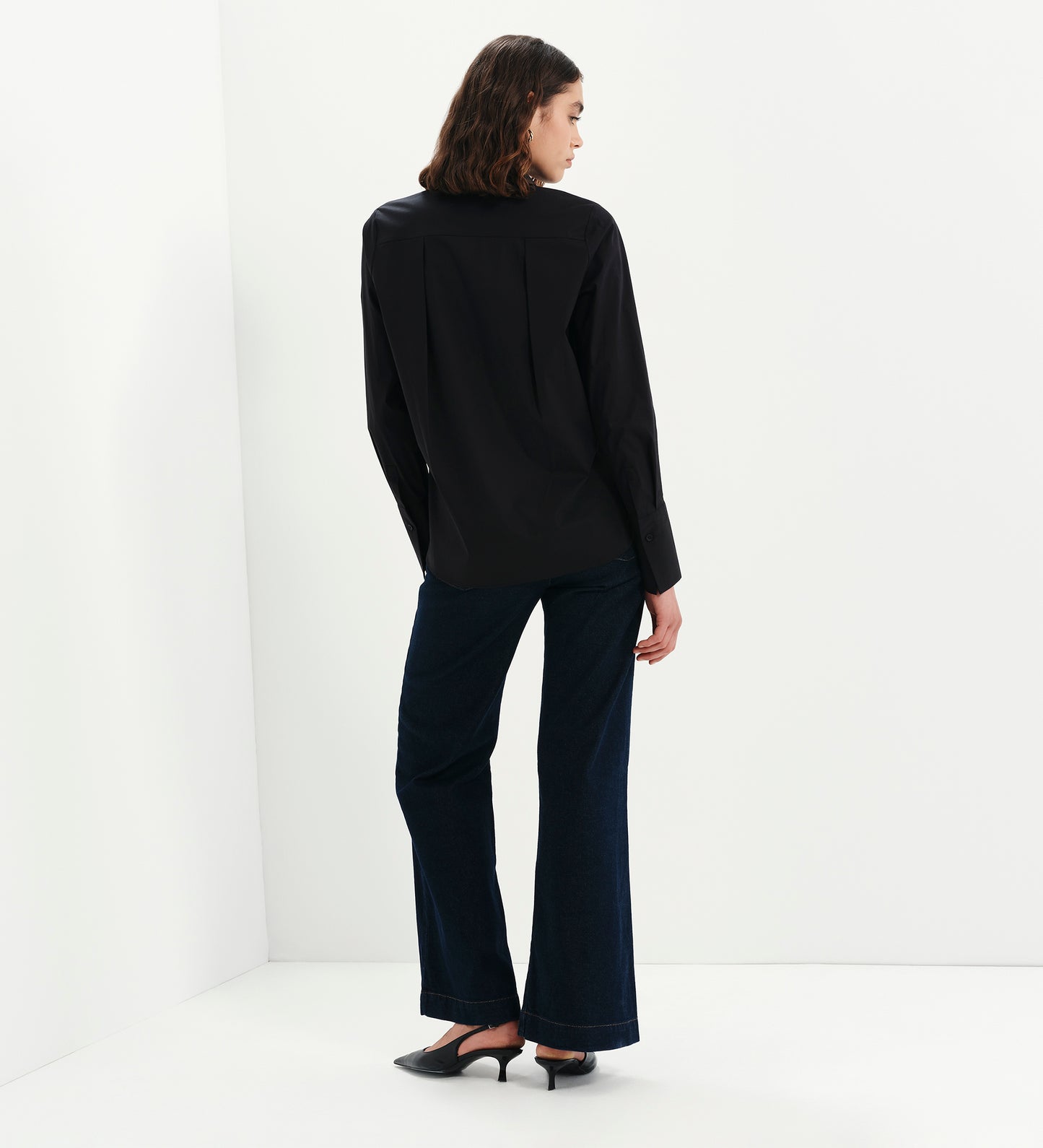 Dillon Black Cotton Shirt