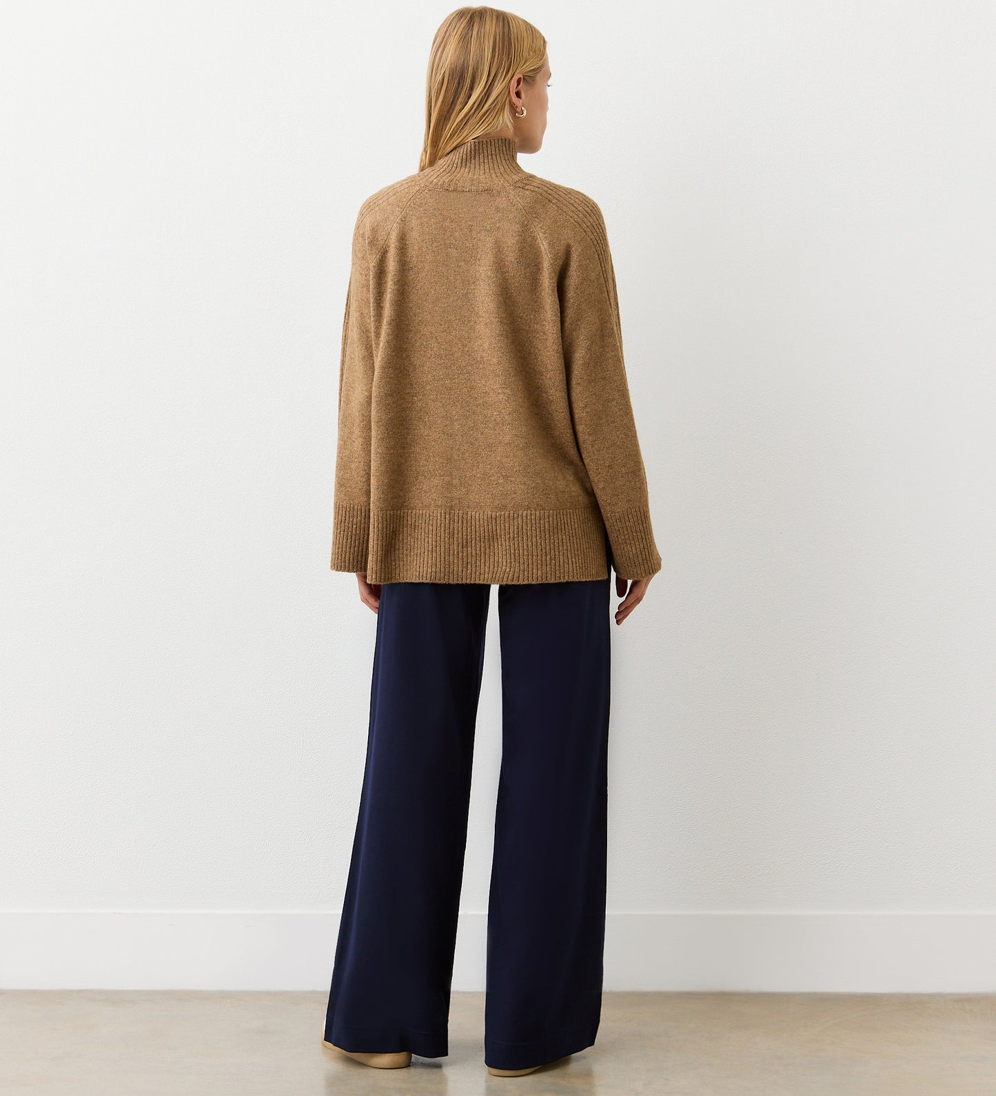 Melanie Nutmeg Marl Knitted Jumper