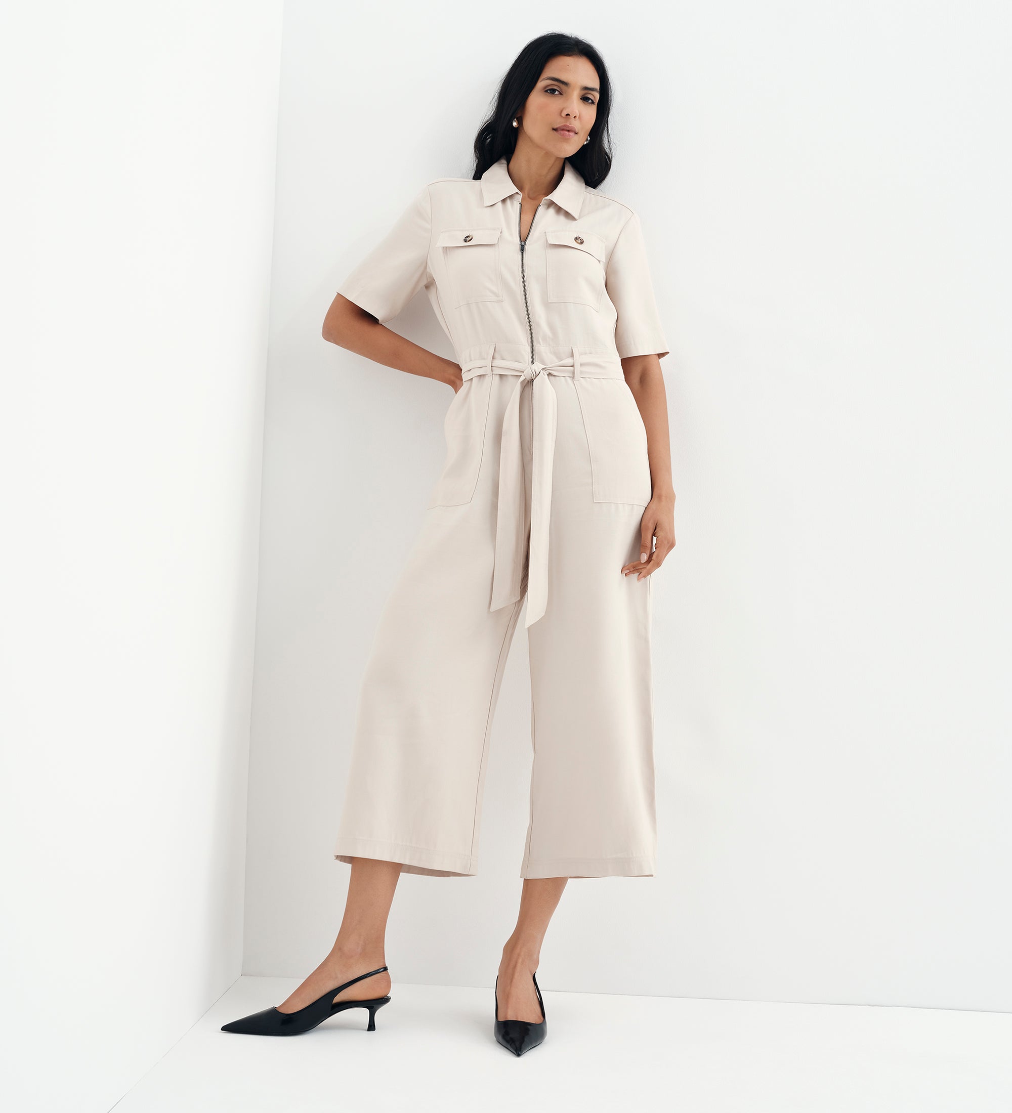 Marie Stone Cupro Jumpsuit – Finery London