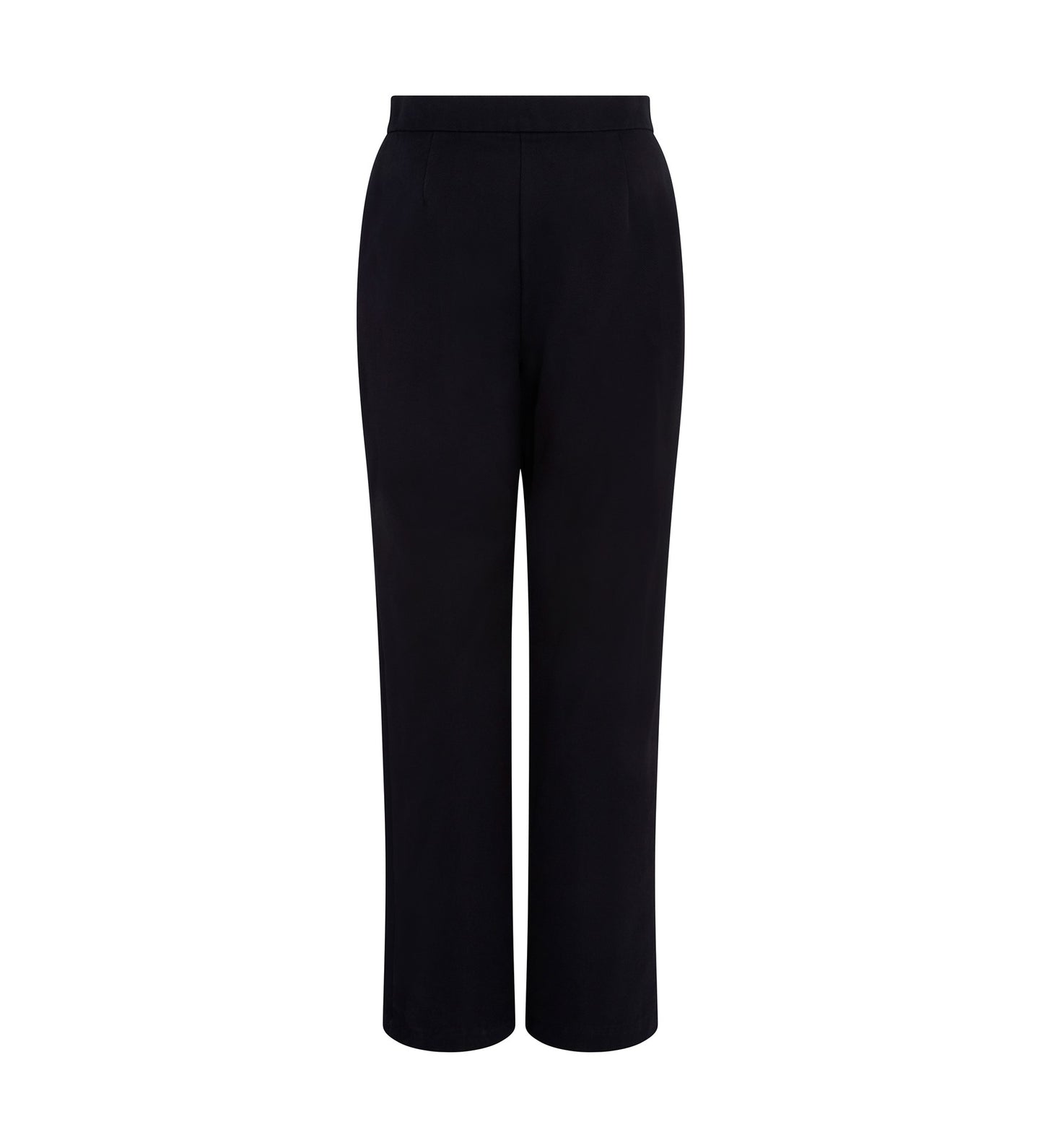Maddie Black Cotton Rich Trousers