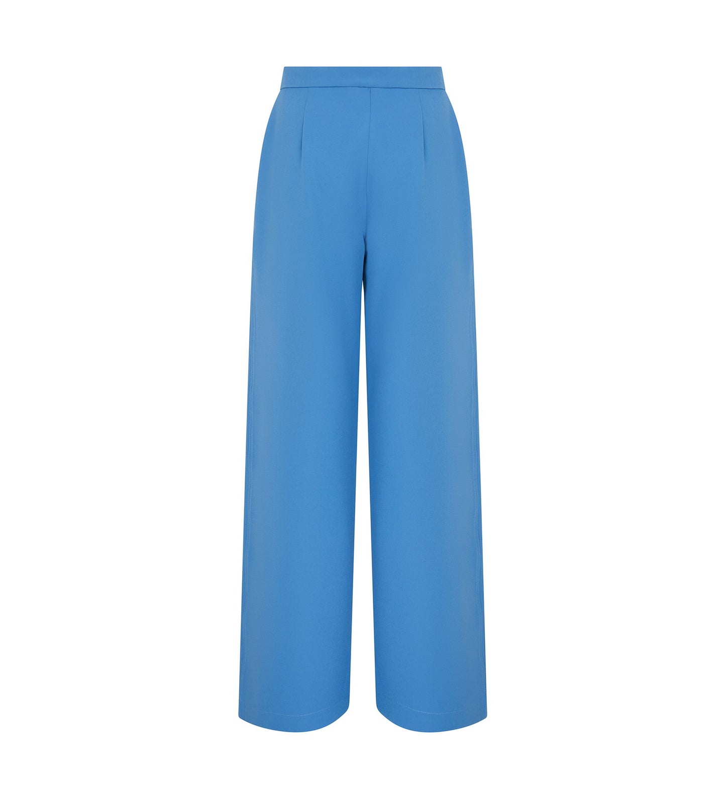 Kaden Cornflower Blue Wide Leg Trousers
