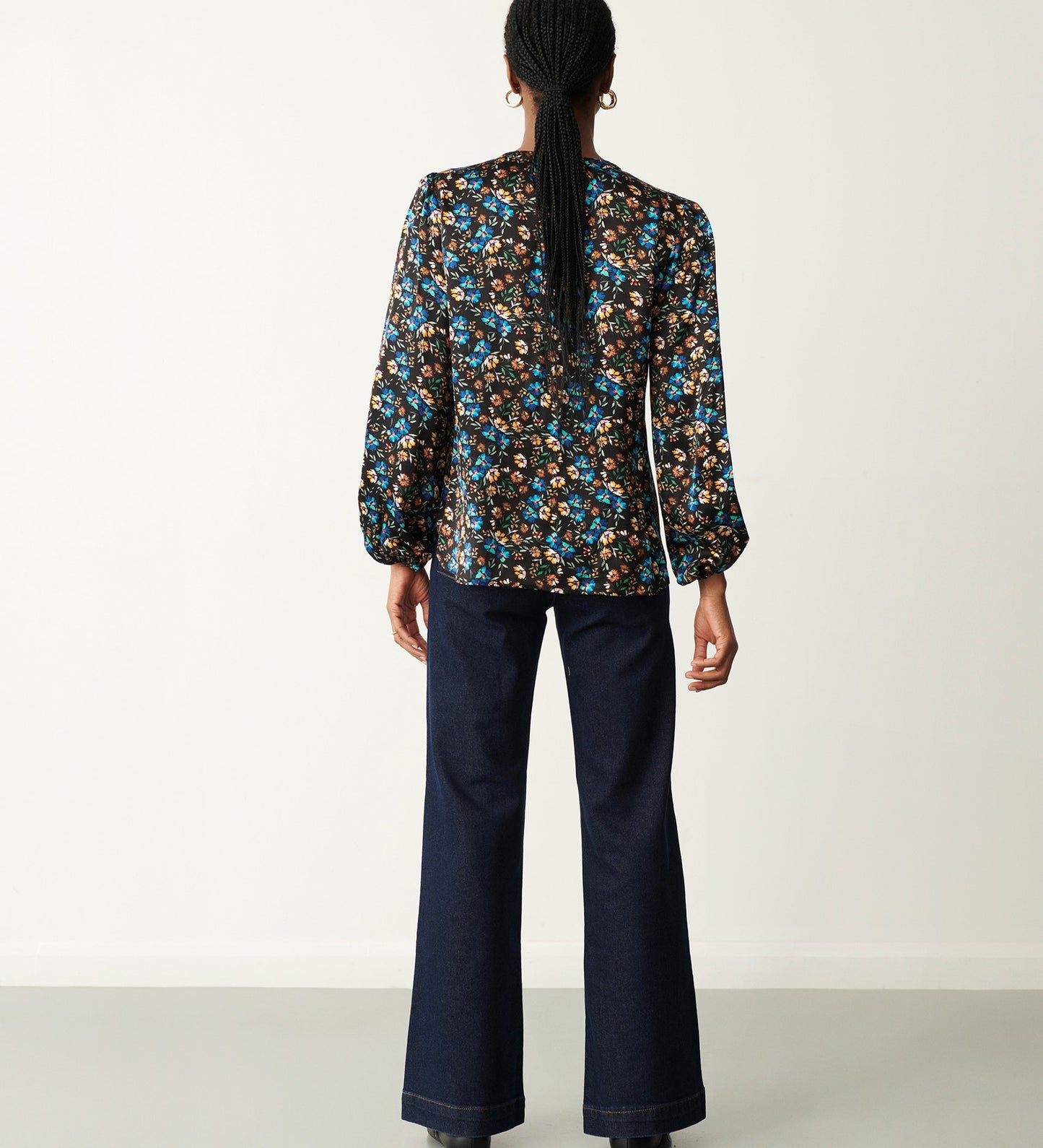 Lena Ditsy Floral Blouse