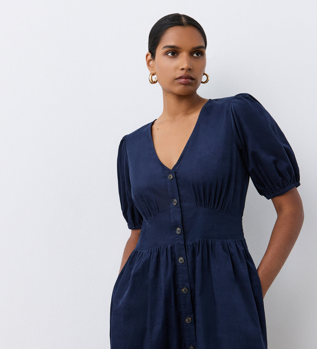 Corduroy Victorian Dress