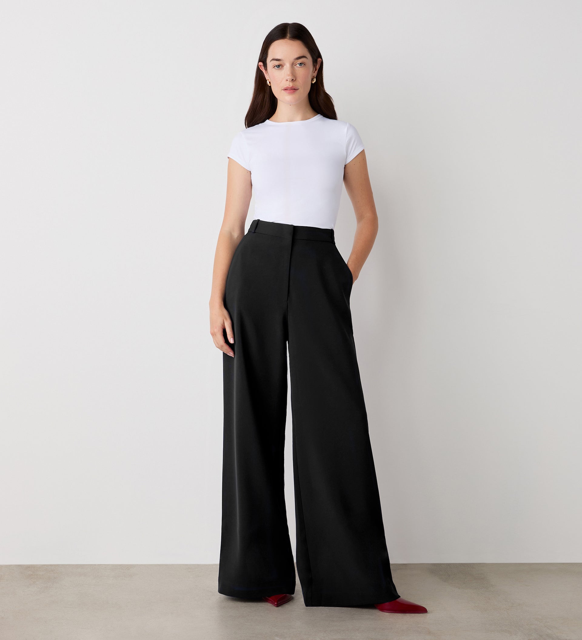 Addie Wide Leg Trousers