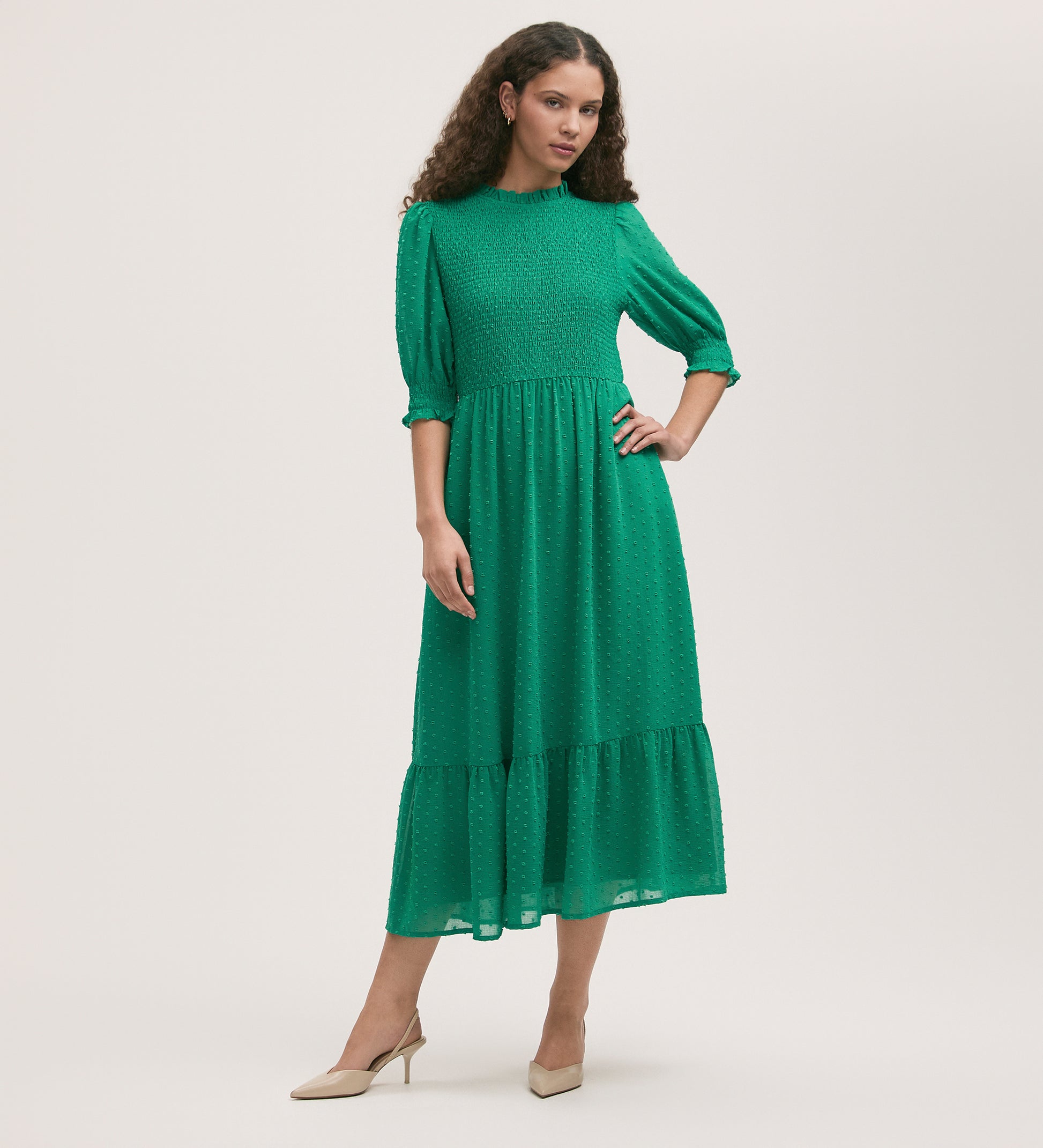 Amelia Green Chiffon Dress Finery London Amelia Green Chiffon Dress Finery London