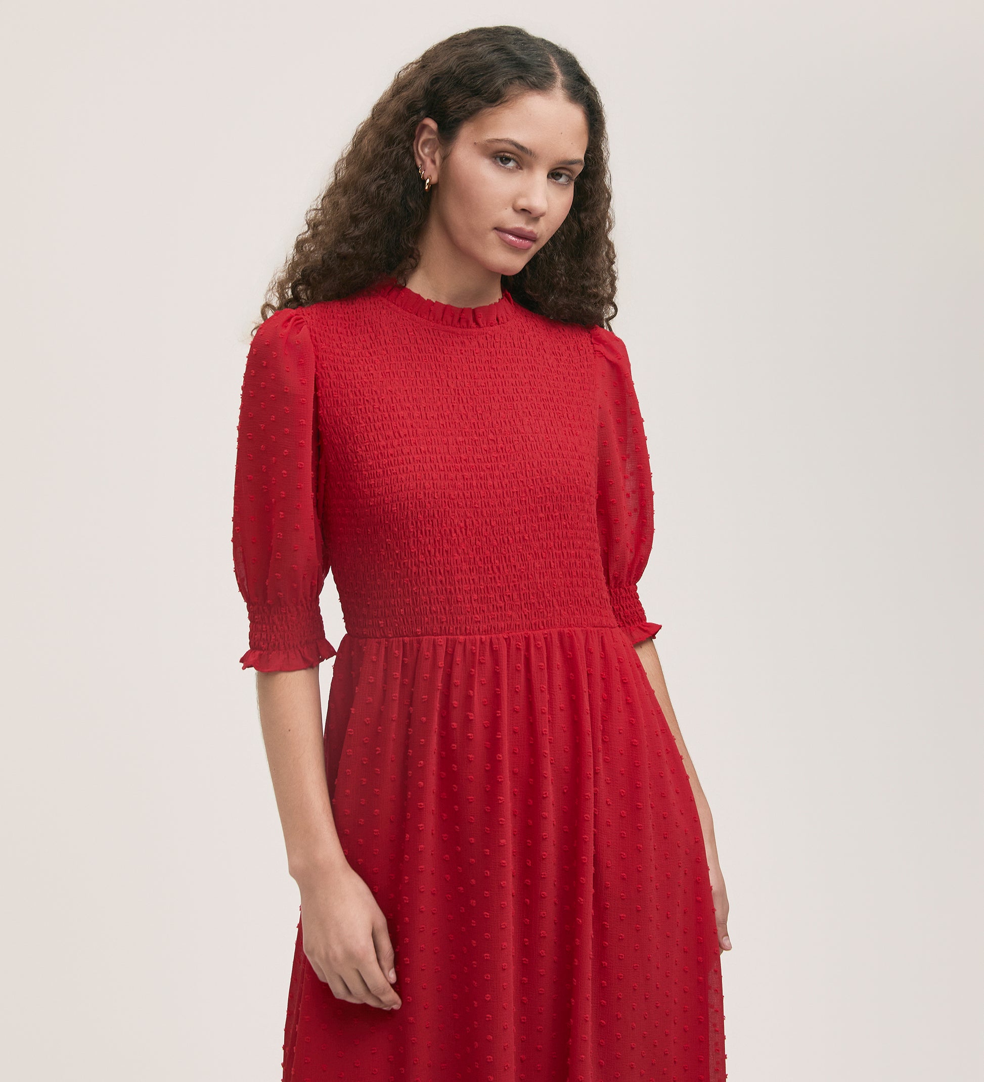 Amelia Red Chiffon Dress Finery London Amelia Red Chiffon Dress Finery London