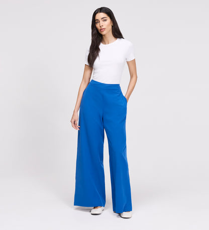 Apollo Cobalt Wide Leg Tailored Trousers