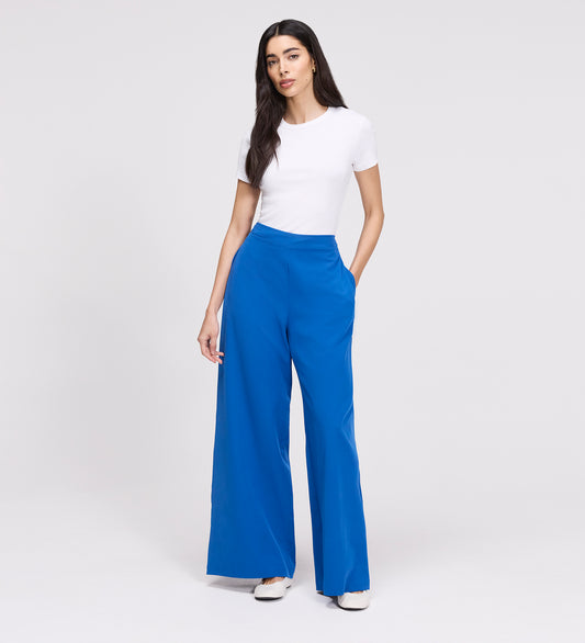 Apollo Cobalt Wide Leg Tailored Trousers