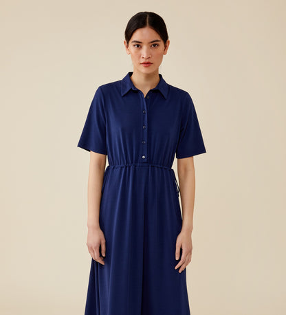 Finley Navy Midi Dress
