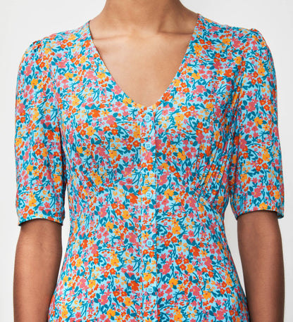 Camilla Blue Meadow Midi Dress