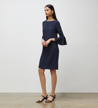 Izzy Navy Knee Length Dress