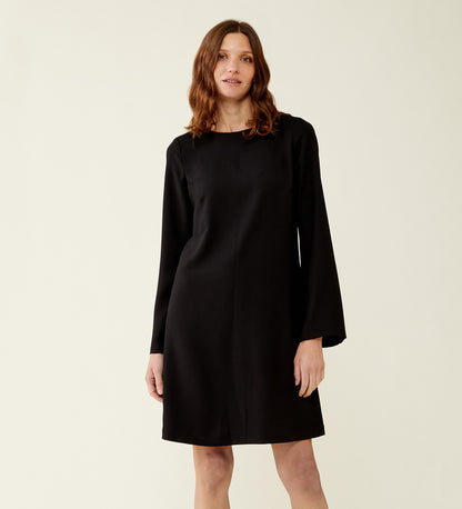 Rangel Black Crepe Dress