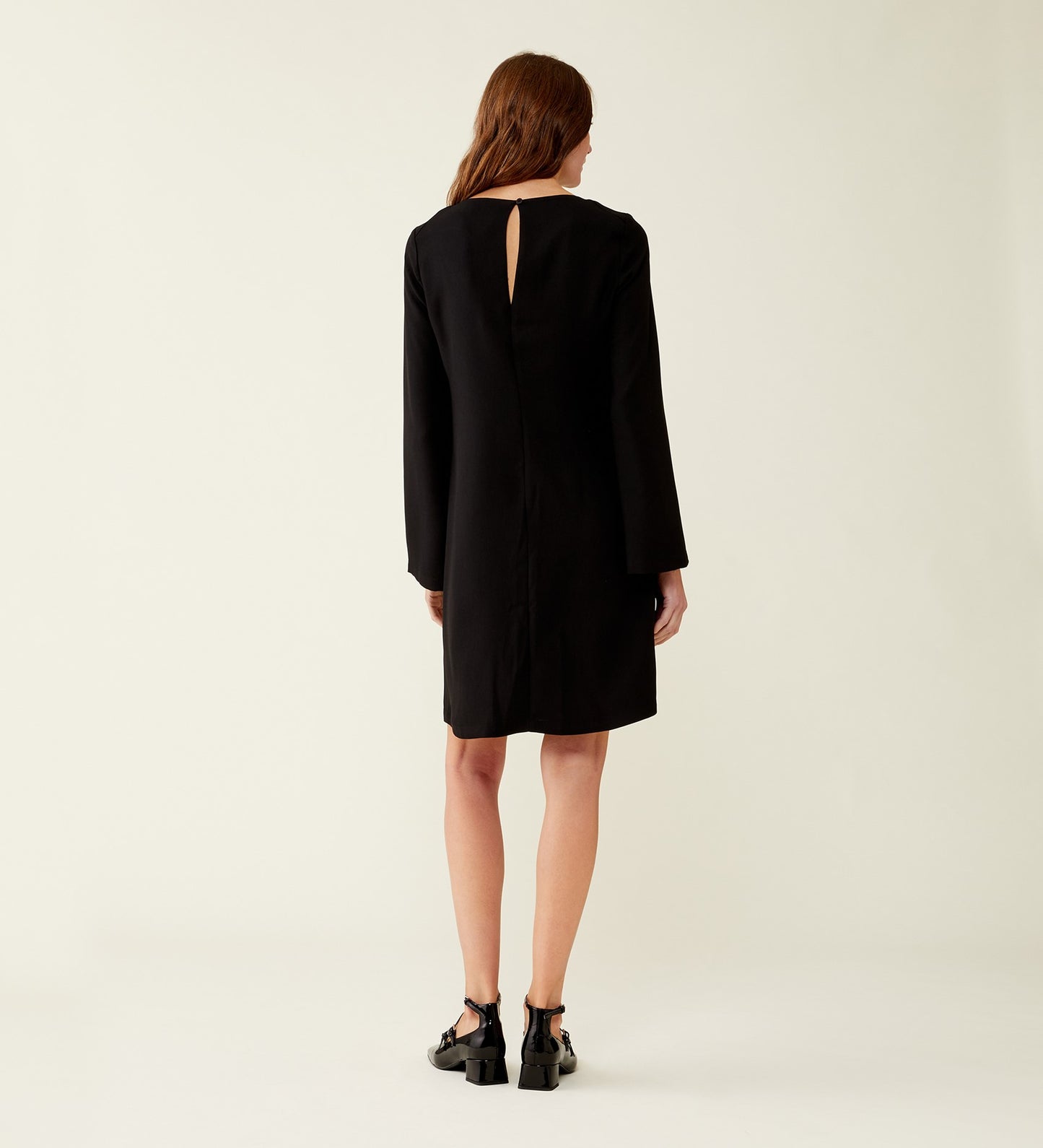 Rangel Black Crepe Dress
