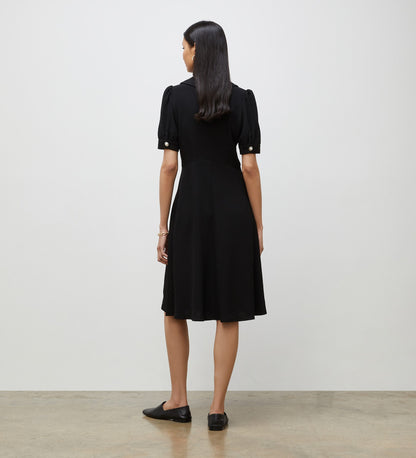 Yelena Black Midi Dress