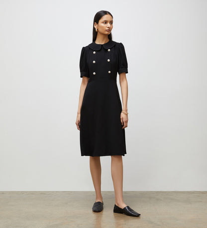 Yelena Black Midi Dress