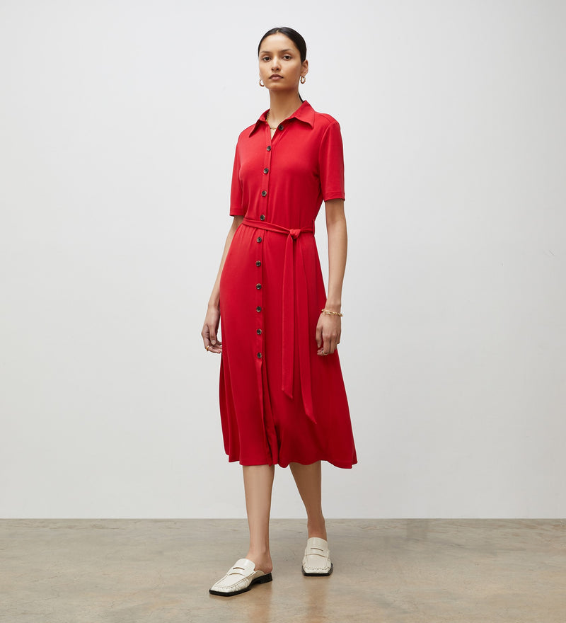 Maddie Jersey Crepe Dress