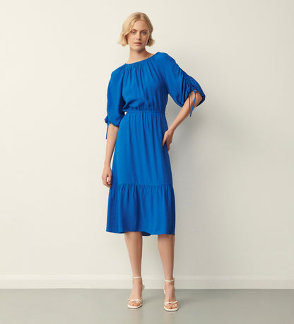 Harriet Cobalt Midi Dress