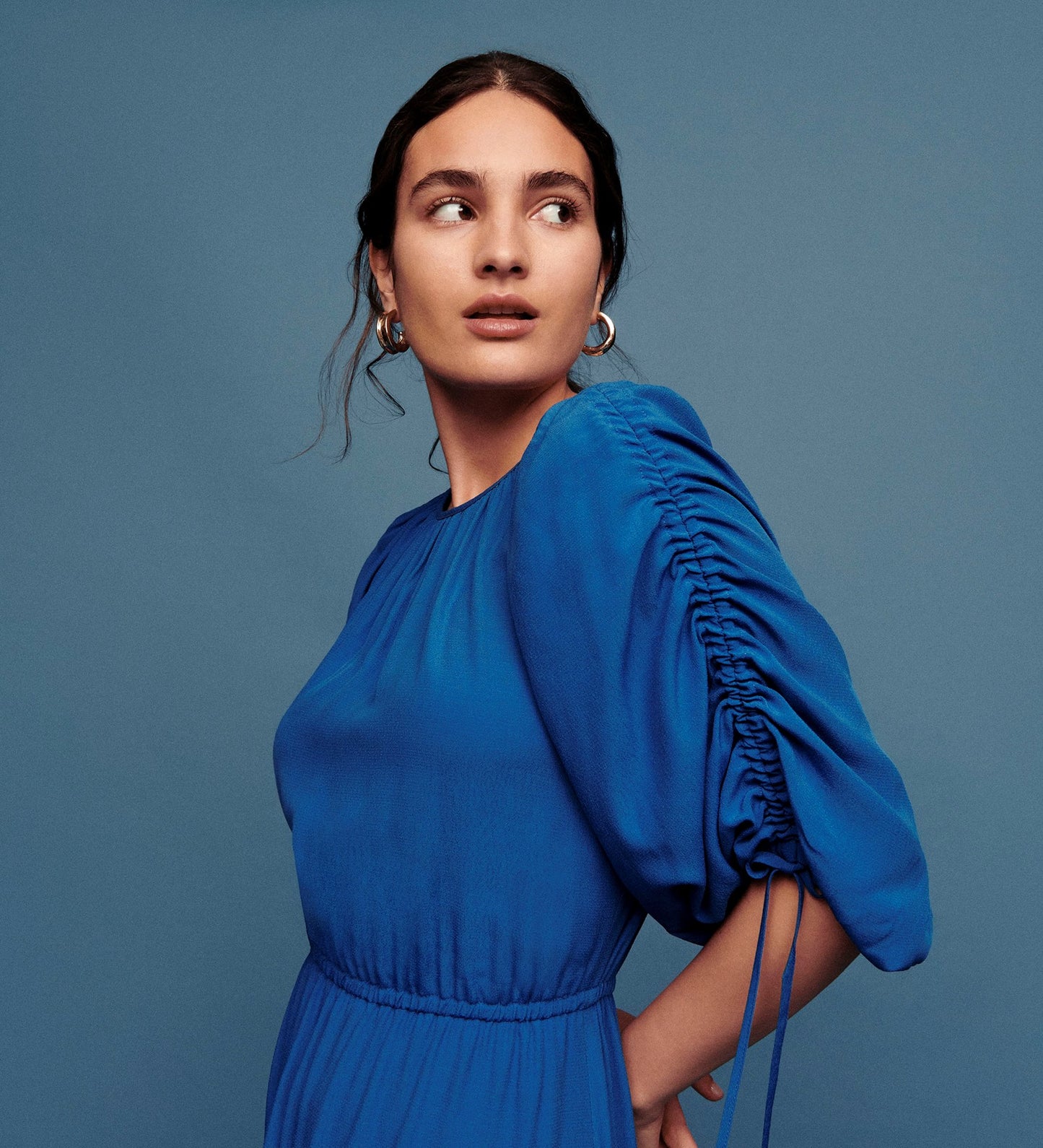 Harriet Cobalt Midi Dress