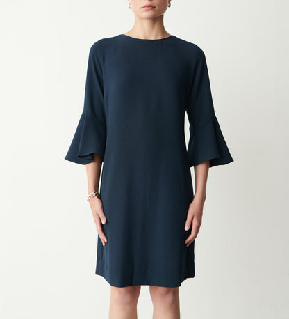 Izzy Navy Knee Length Dress