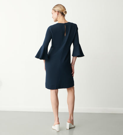 Izzy Navy Knee Length Dress