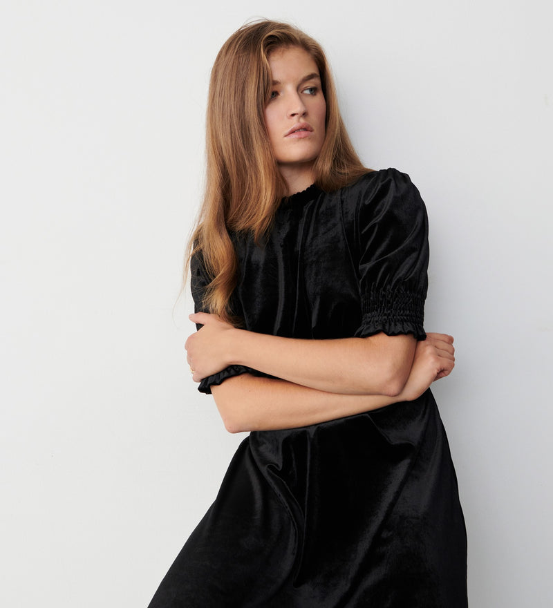 Marina Velvet Midi Dress