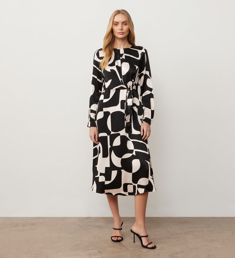 Annie Geo Midi Dress