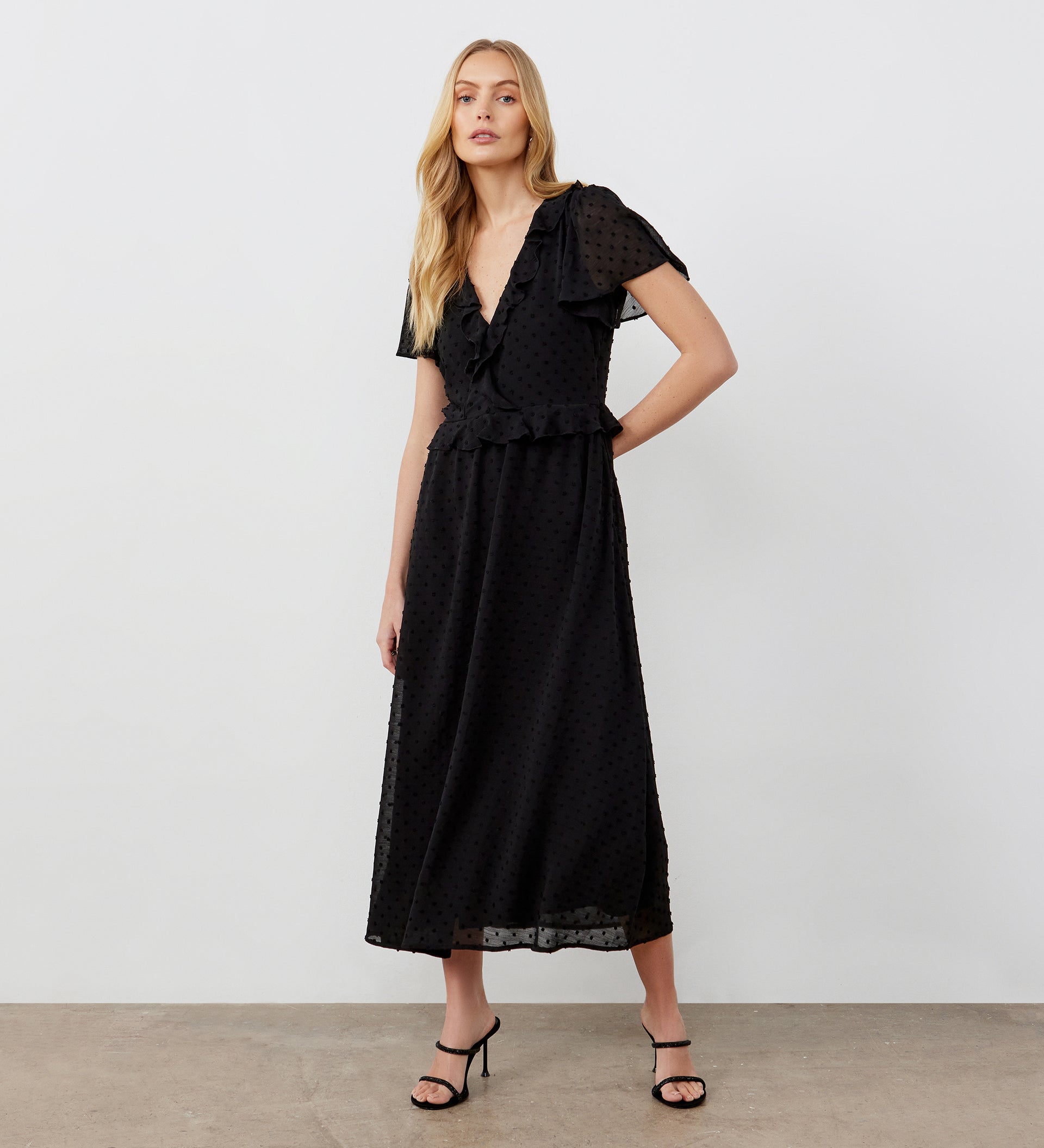 Dahlia Chiffon Midi Dress