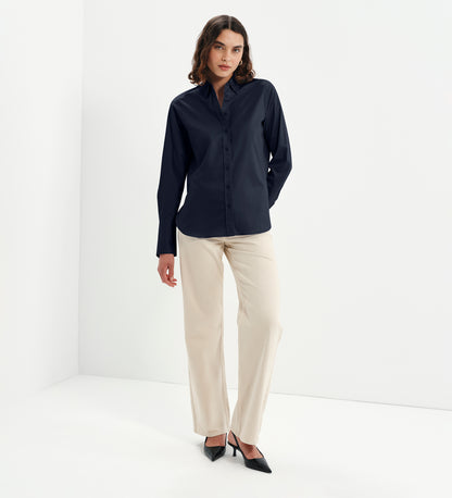 Dillon Navy Cotton Shirt