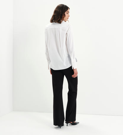 Dillon White Cotton Shirt