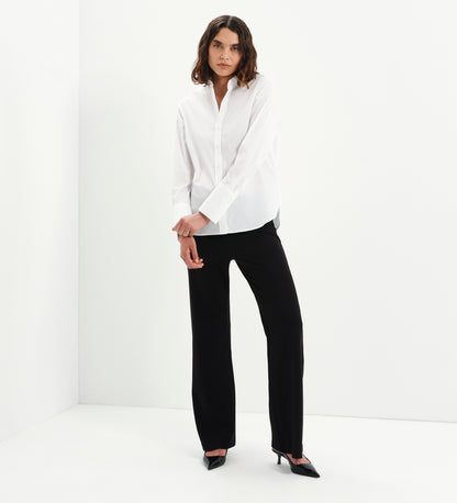 Dillon White Cotton Shirt
