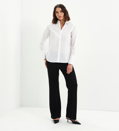 Dillon White Cotton Shirt