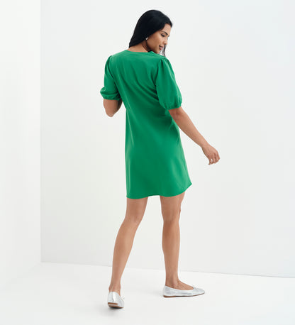Ensley Green Button Through Short Dress