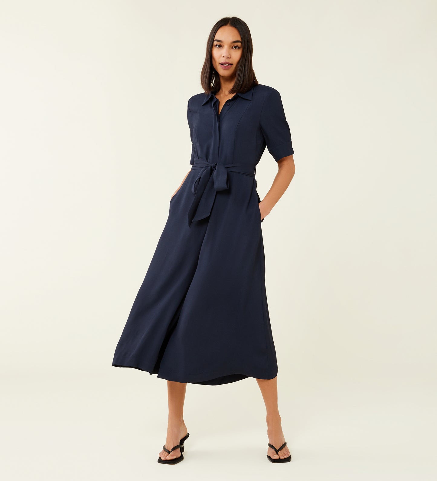 Floralie Black Jumpsuit