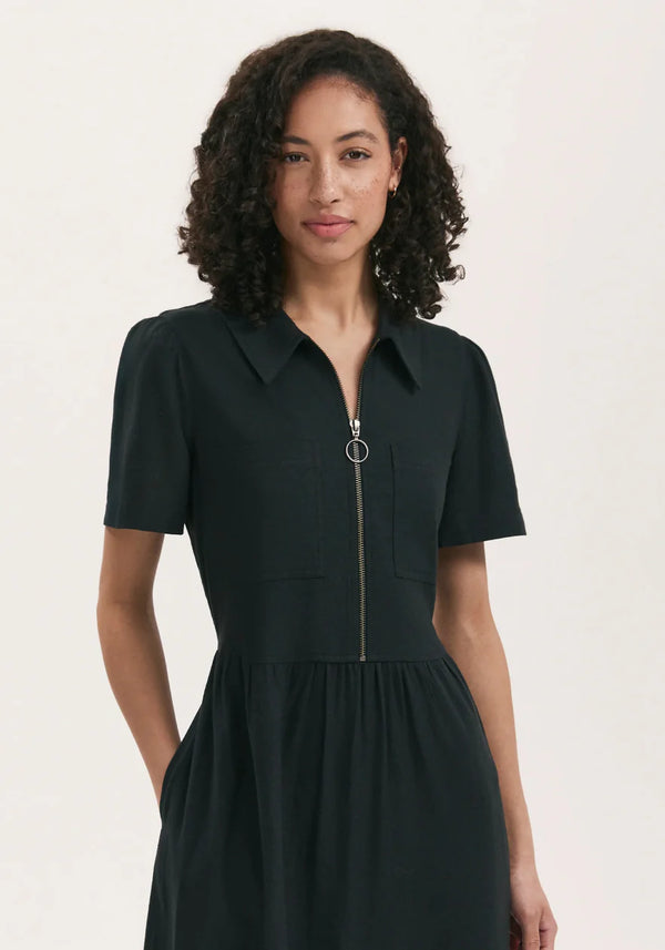 Tania Linen Blend Shirt Dress