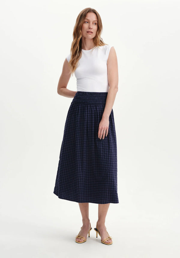 Vanessa Gingham Seersucker Skirt