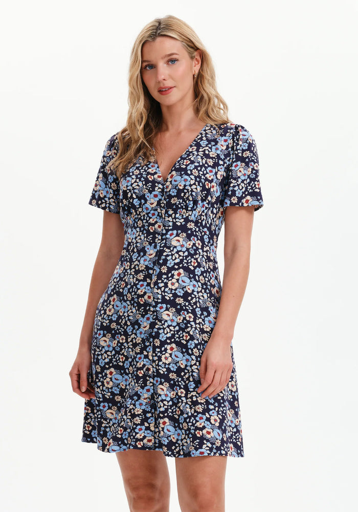 Orlagh Button-Through Short Dress