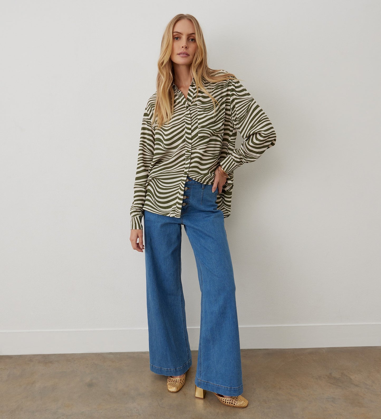 Tabitha Green Stripe Shirt