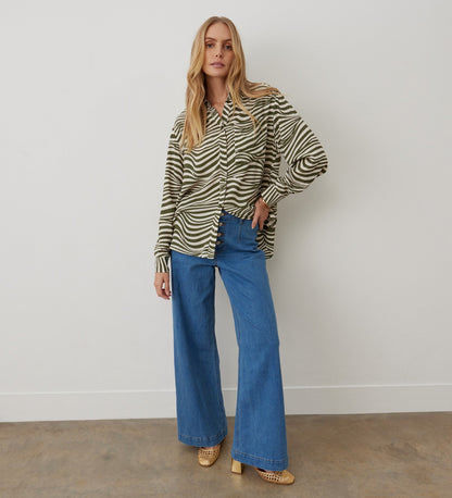 Tabitha Green Stripe Shirt
