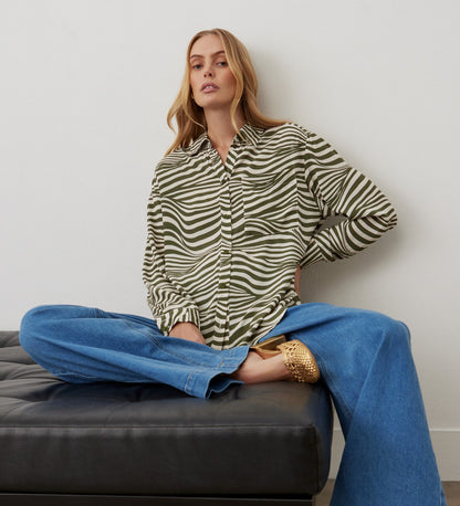 Tabitha Green Stripe Shirt