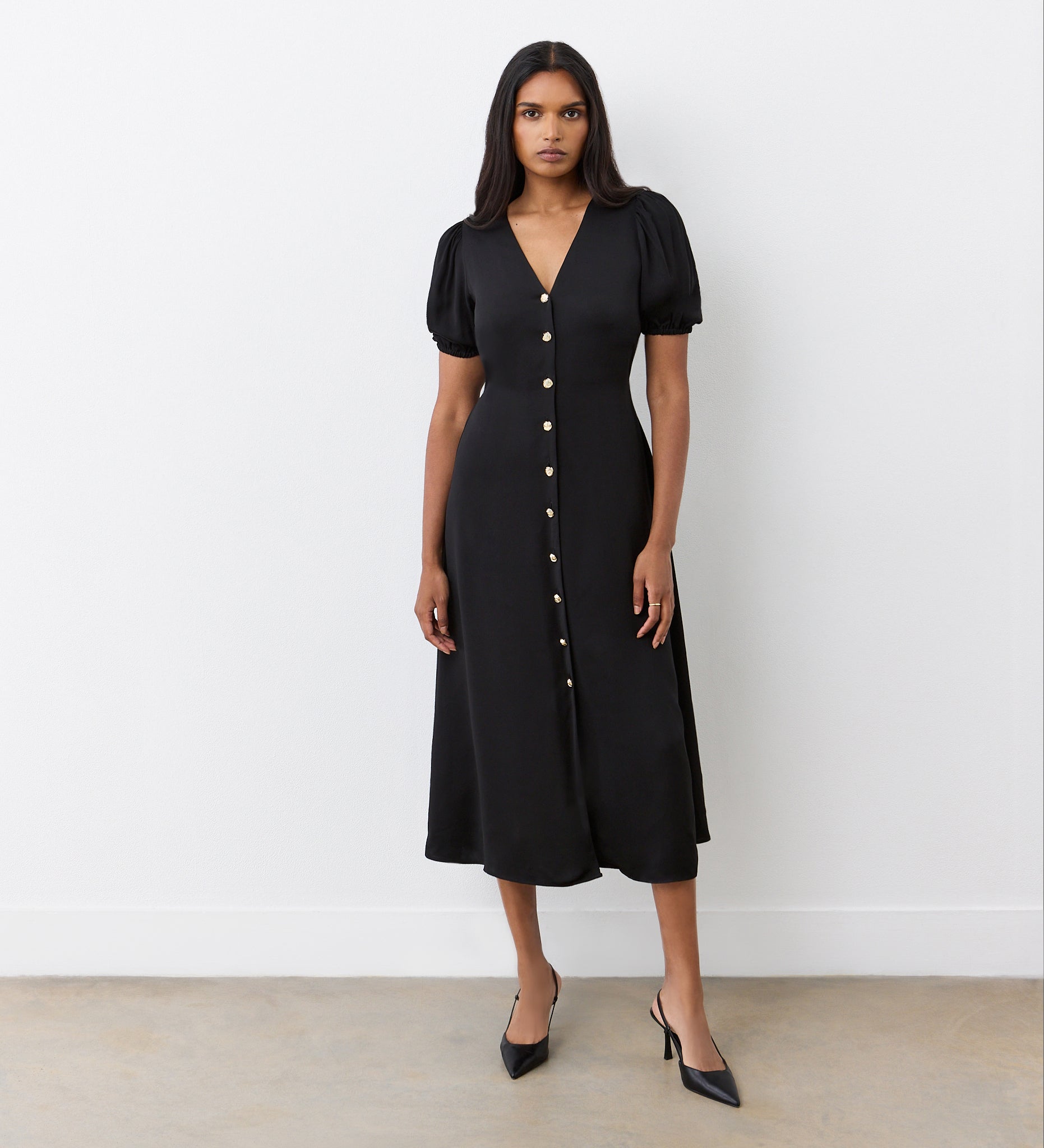 Kimberley Crepe Midi Dress