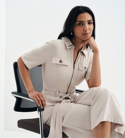 Marie Stone Cupro Jumpsuit