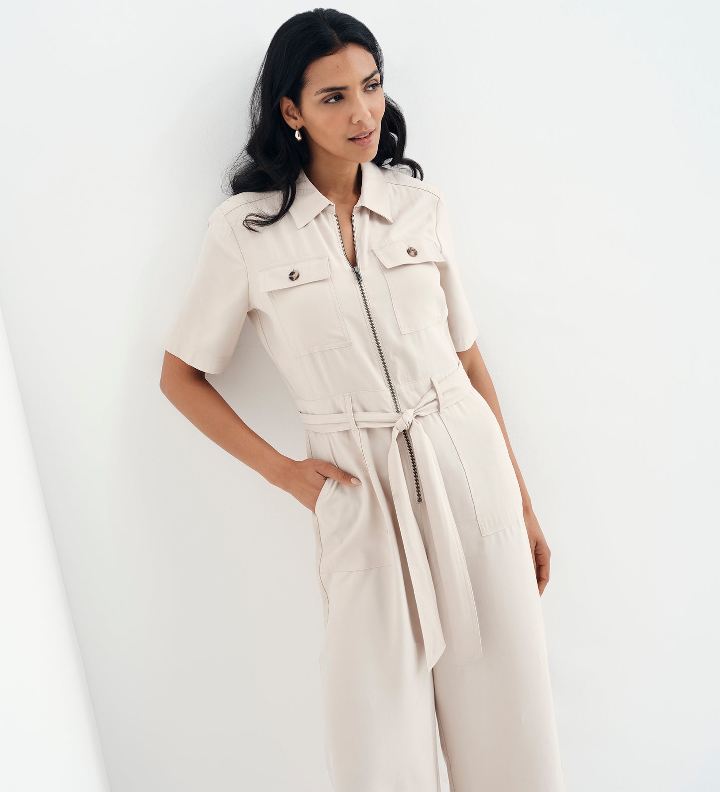 Marie Stone Cupro Jumpsuit