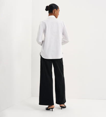 Mimi White Cotton Rich Shirt