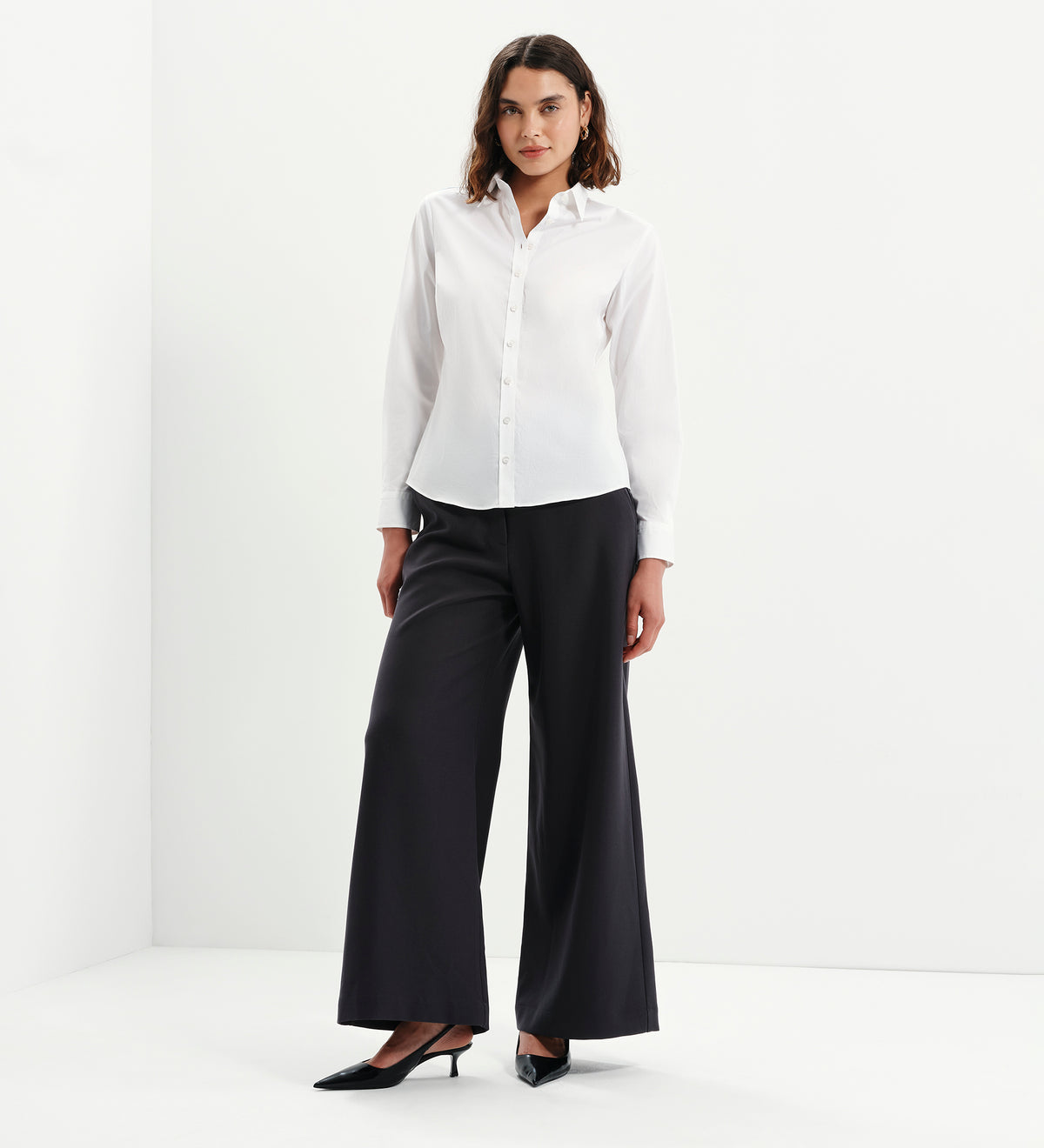 Molly White Cotton Shirt