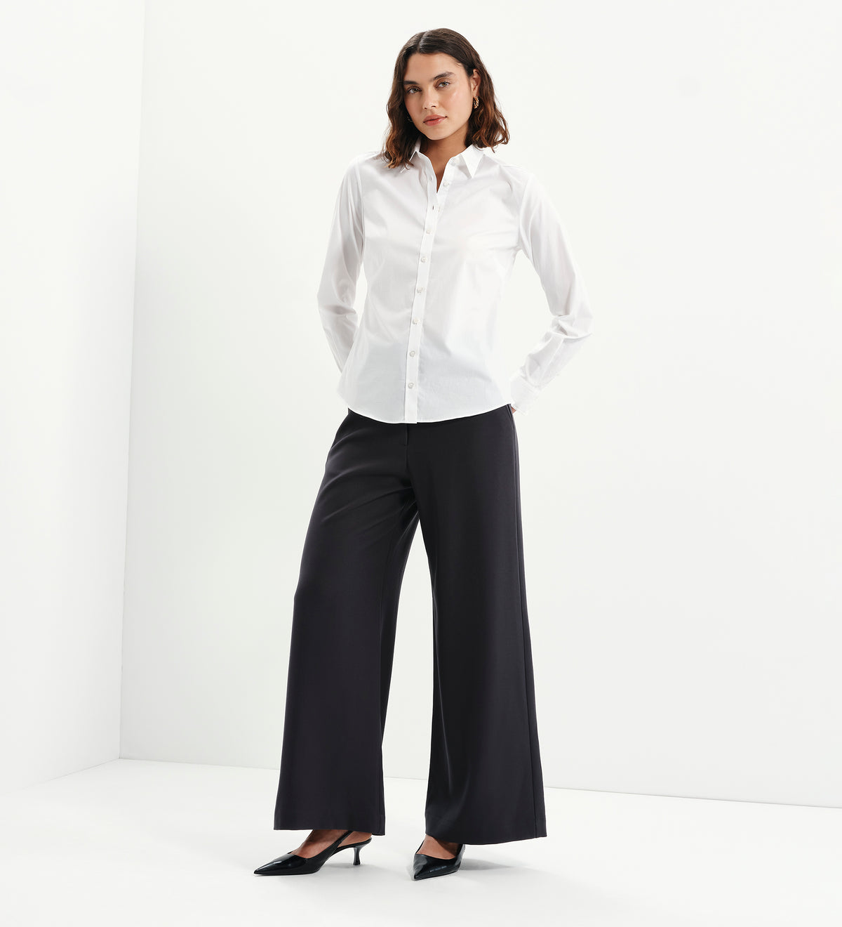Molly White Cotton Shirt