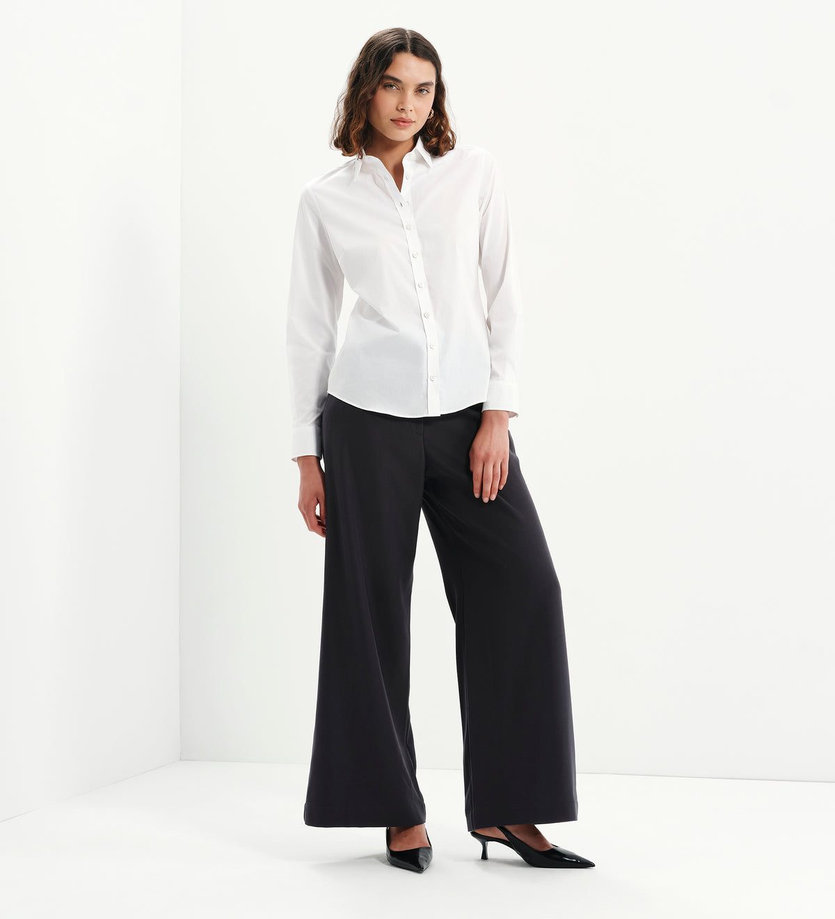Molly White Cotton Shirt